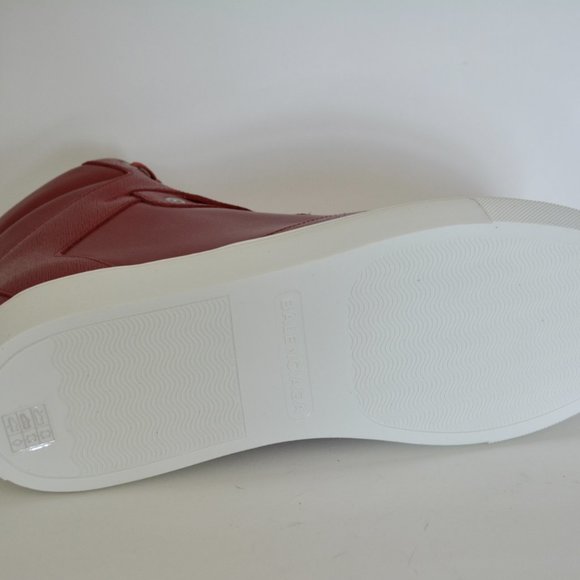 NWT AUTHENTIC BALENCIAGA MENS HITOP LEATHER SNEAKERS US 6 EU 39 - Picture 9 of 10